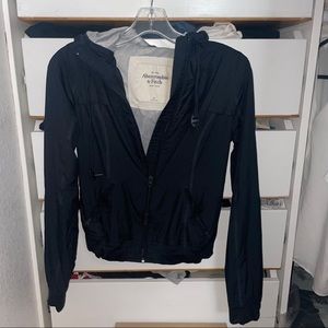 Abercrombie navy windbreaker
